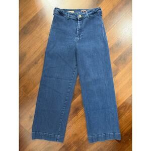 Pilcro Anthropologie The Skipper Jeans Wide Leg Boho Casual Y2K Grunge Sz 29